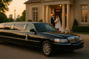 Luxury Black Stretch Limousine Toronto Wedding